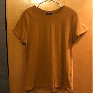 Mustard forever 21 shirt